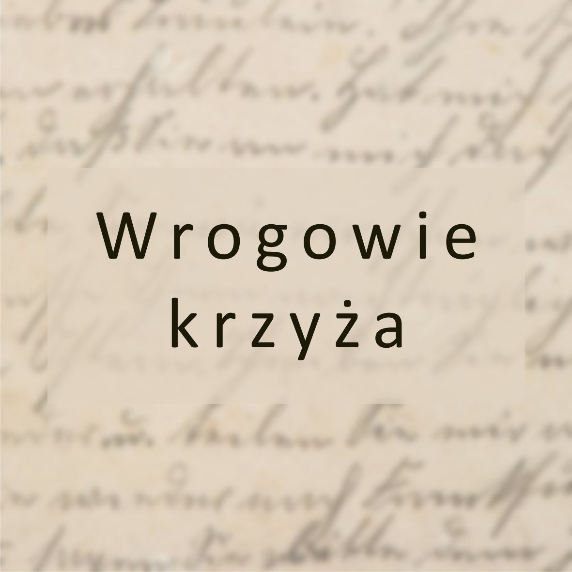 Wrogowie krzyża